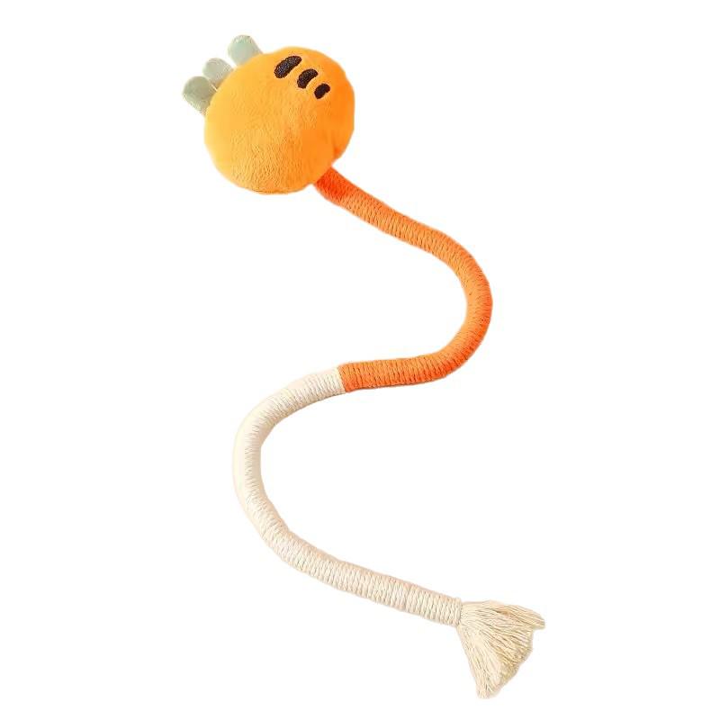 Plush Cat Chewing Teething Toy for Stress Relief and Entertainment