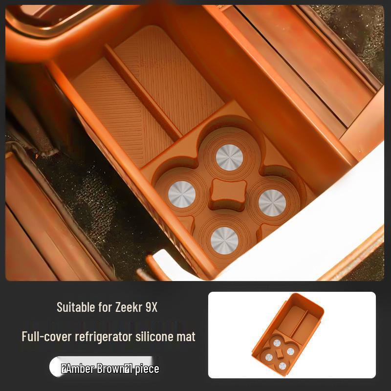 Silikonpad für Zeekr 9X Kühlschrank-Getränkehalter, Autozubehör