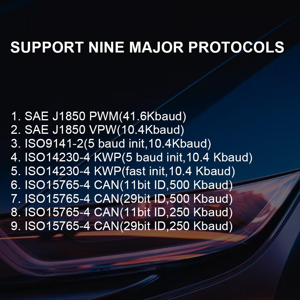 Bluetooth OBD2 Car Fault Diagnostic Tool Smart Auto OBD II Scanner Multifunctional Read Clear The Fault Codes For IOS Androids AM2 Code Reader