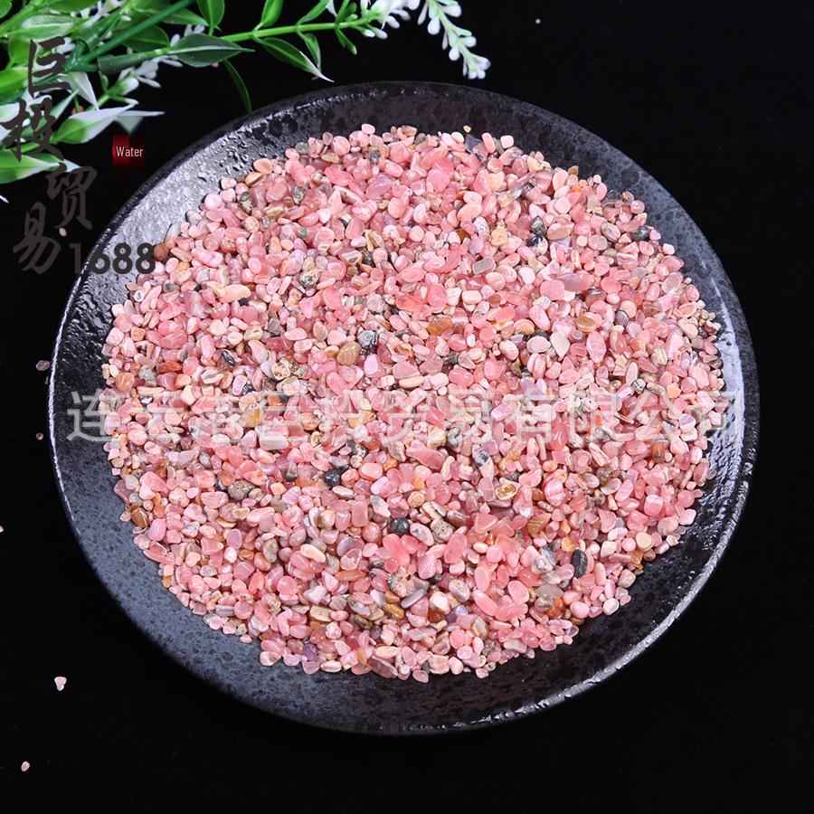 Natural Red Jasper & Argentine Rhodochrosite Gravel for Plants, Fish Tanks, Incense & Kids Mineral Digging