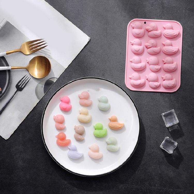 12 Cavity Ducks Resin Mold Fondant Silicone Mold DIY Cake Pastry Baking Mold
