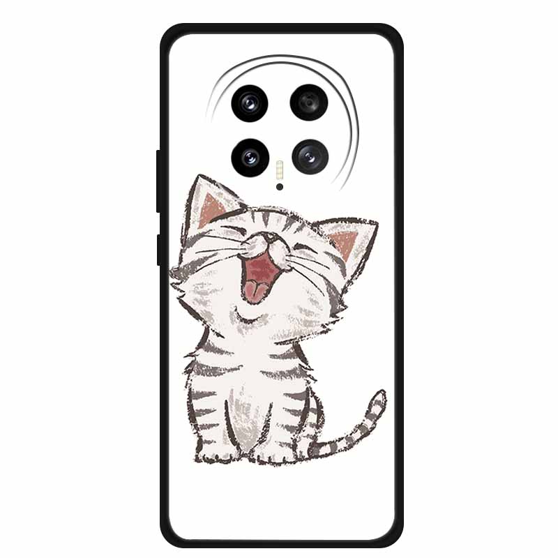 

For Honor Magic8 5G 2025 Phone Case 6.58 Tiger Lion Cats Soft TPU Black Silicone Back Cover For Honor Magic 8 Fundas Shockproof Honor Magic 8 5G