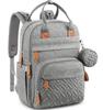 Foldable Waterproof Mommy Backpack with Bed - Multifunctional Large Capacity for Mother and Baby.