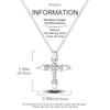 925 Sterling Silver Luminous Firefly Heart Shaped Zircon Pendant Necklace For Women Fashion Anniversary Birthday Jewelry Gifts