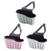 Kitchen Organizer Soap Hanging Non Perforated Storage Rack Drain Basket Storage Bag Sink Basket