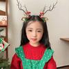 Plush Children Deer Antler Hair Clip Merry Christmas Decor Christmas Hat Headabnd  Girls