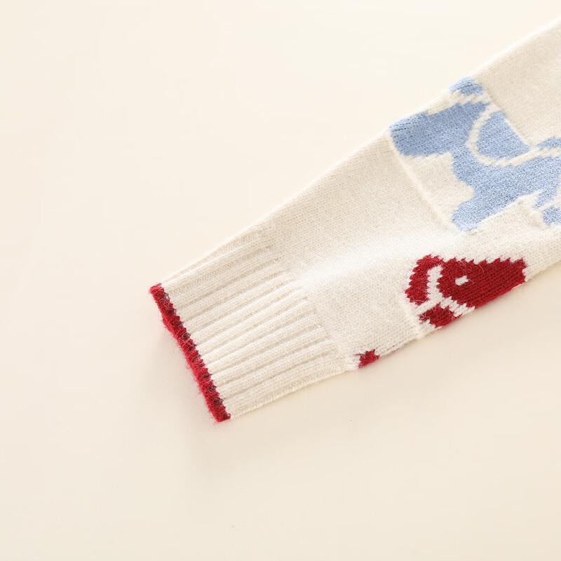 Girl's Cartoon Jacquard Winter Sweater