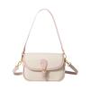 Bag women's high-end sense spring and summer new contrasting color underarm baguette bag commuting versatile shoulder messenger bag
