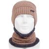 Balaclava Women Knitted Hat Scarf Caps Neck Warmer Winter Hats for Men Women Skullies Beanies Warm Fleece Cap Gorras