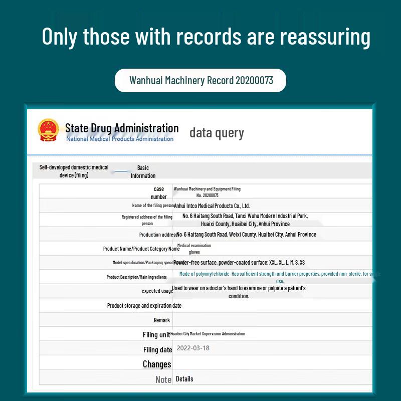 INTCO Disposable Protective Gloves