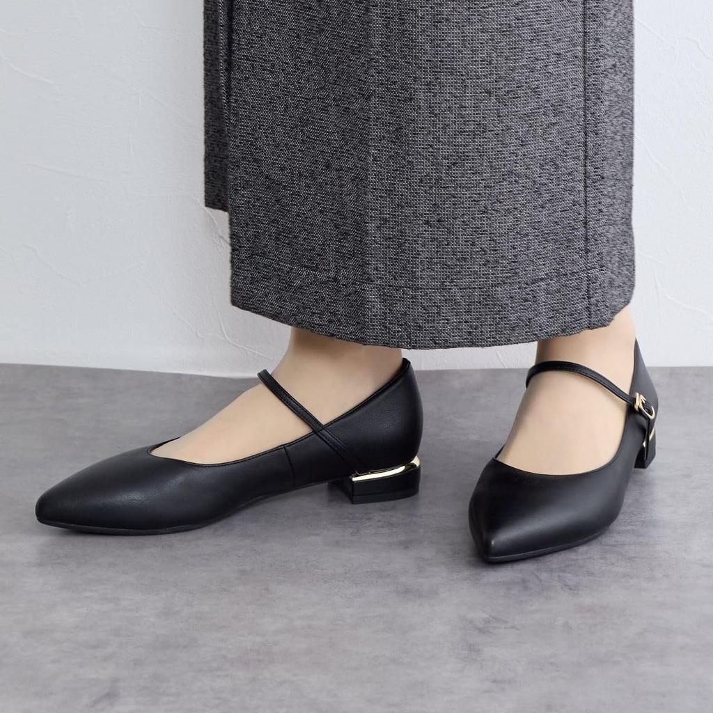 HIMIKO/Himiko/[WEB Exclusive] Flat Mary Jane Pumps/640005 Black 255