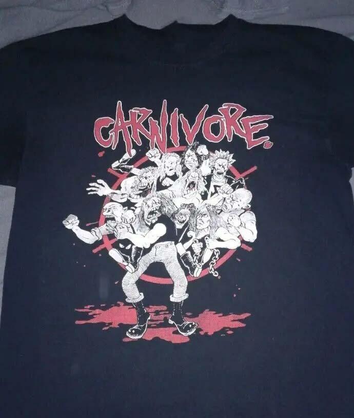 

Carnivore Band Black Color All Size Shirt Adults BL890 S