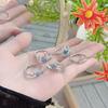 [Sweet Diamond Honey Talk] Girl'S Heart Sweet Pink Full Diamond Zir*****Pen Ring Butterfly Exquisite Premium Ring