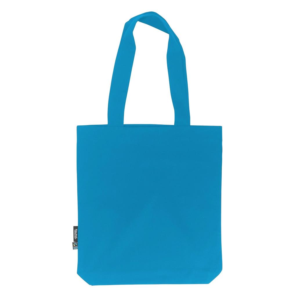 Neutral Plain Twill Long Handle Tote Bag