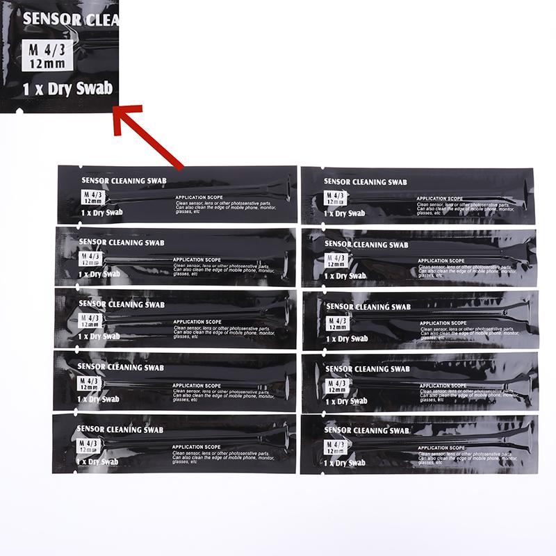 5/10Pcs Cleaner Swab 12/16/24Mm Ccd Sensor For Camera Full-Frame Aps-C Sensors Camera Cleaning Swabs Kit Lens Cleaning Brush