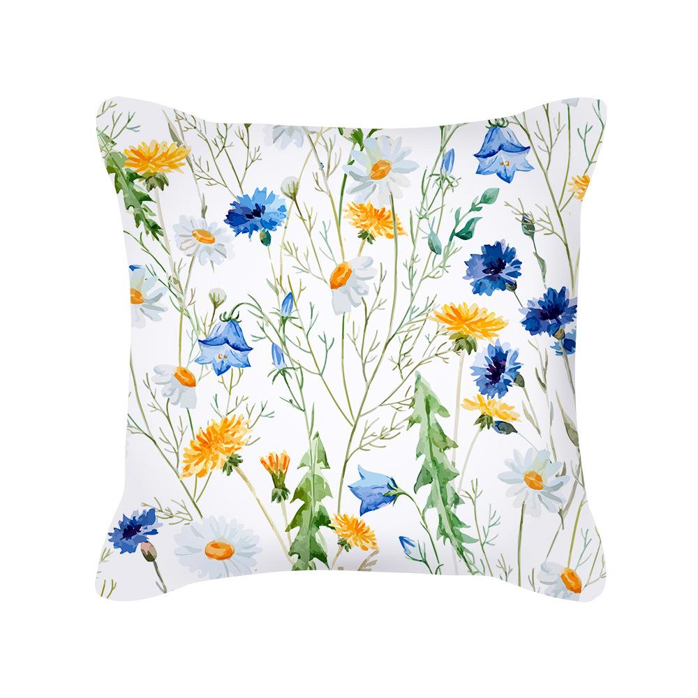 New Nordic Home Green Plant Tropical Fruit Pillowcase Without Pillow Core Cushion Cover Waist Pillowcase