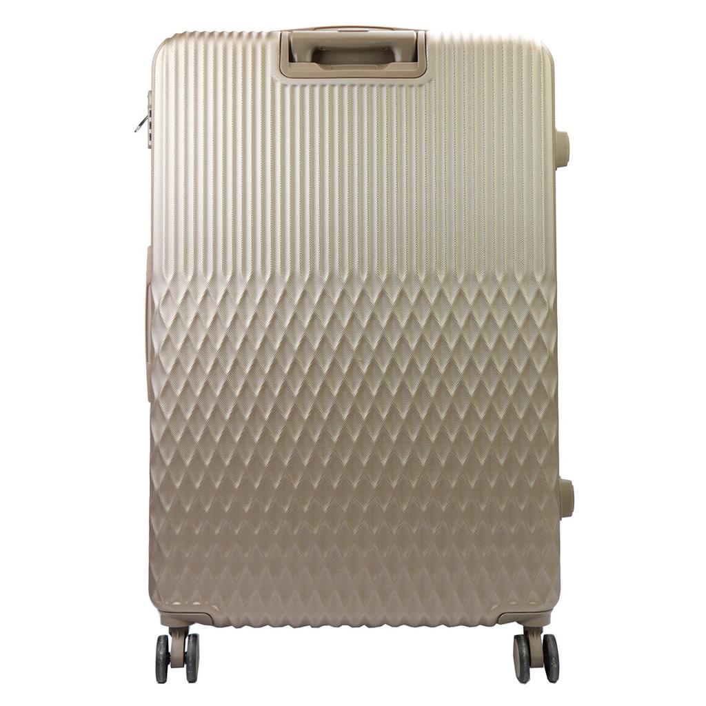 Mocna męska walizka z tworzywa ABS Leonardo da Vinci 3059-2 S32