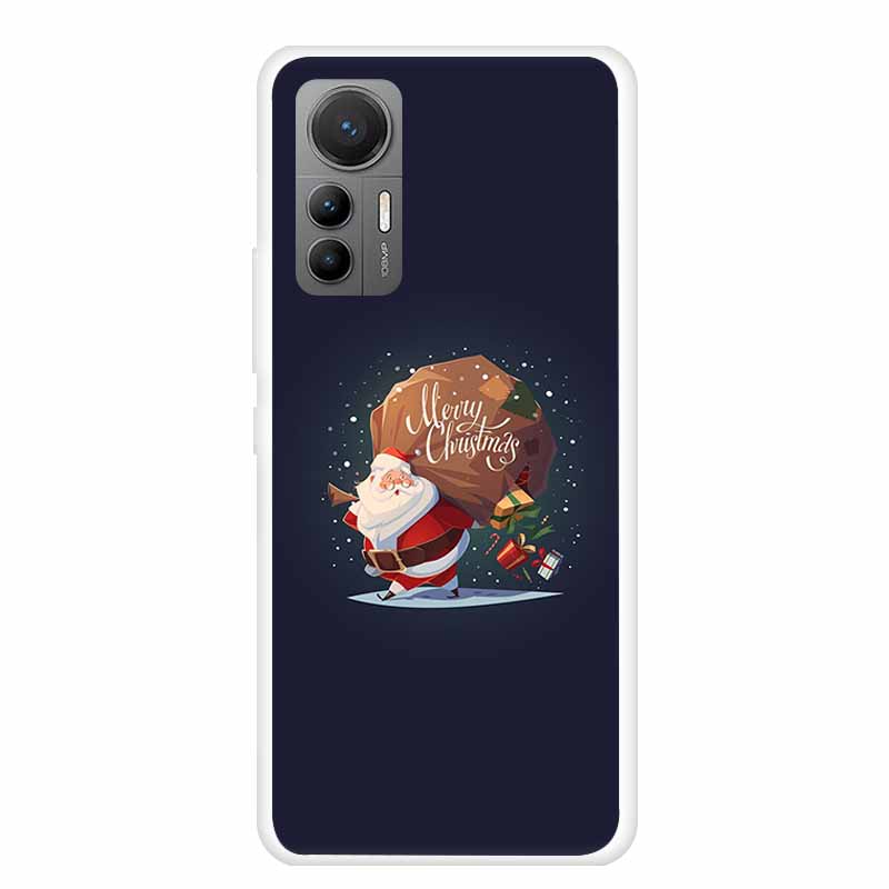 For Xiaomi Redmi K50 Ultra Case Christmas Soft Silicone Back Cover Phone Case for Redmi K50 Extreme Edition Clear Cartoon Funda