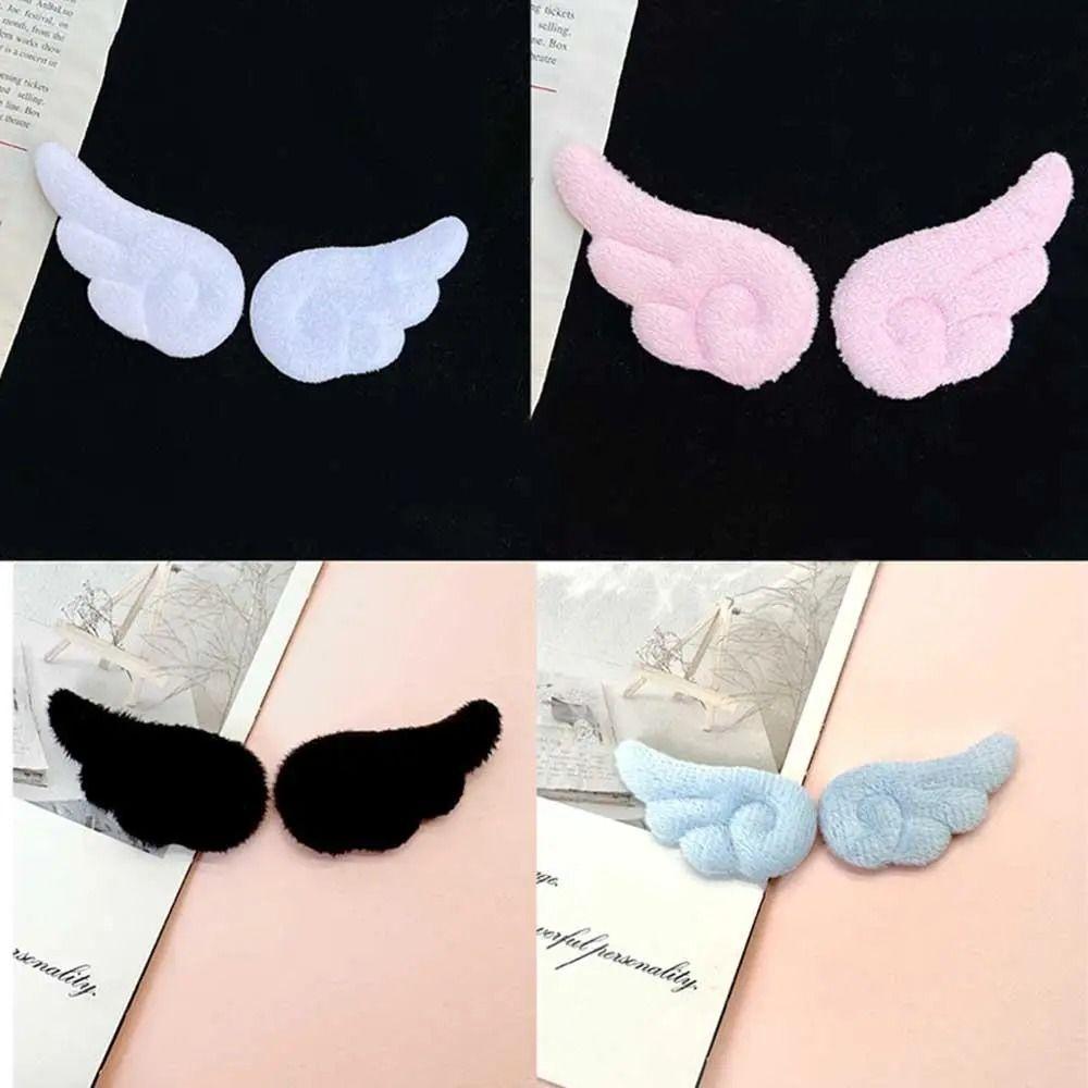 1 Pair Sweet Angel Wings Brooch Plush Angel Wing Badge New Angel Wings Pendant  Decorative