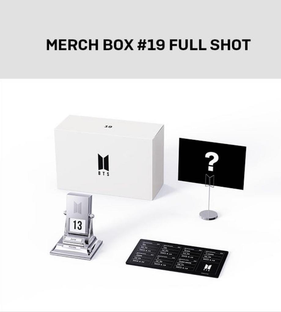 [USED] BTS MERCH BOX 19