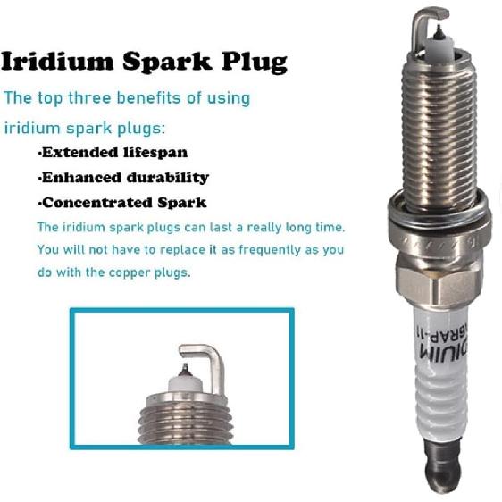 Iridium Spark Plug Ignition Coil Pack UF596 Set of 4pcs Compatible with 2009 2010 2011 Toyota Corolla S Matrix Prius 2012 2013 2014 CT200h IM XD