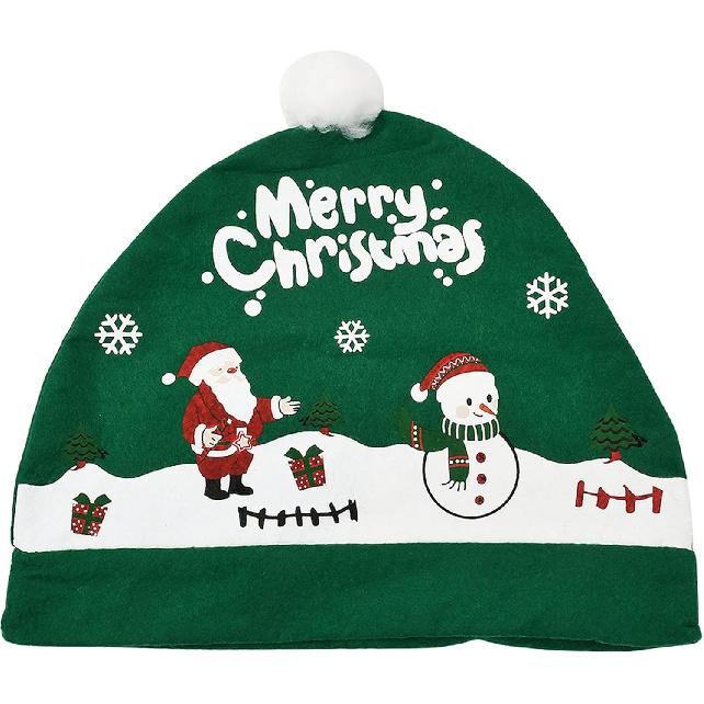 

Christmas Car Seat Headrest Cover Santa Claus Hat Headrest Cover Protector Winter Festival Xmas Vehicle Interior Decoration Accessories, Green зелёный