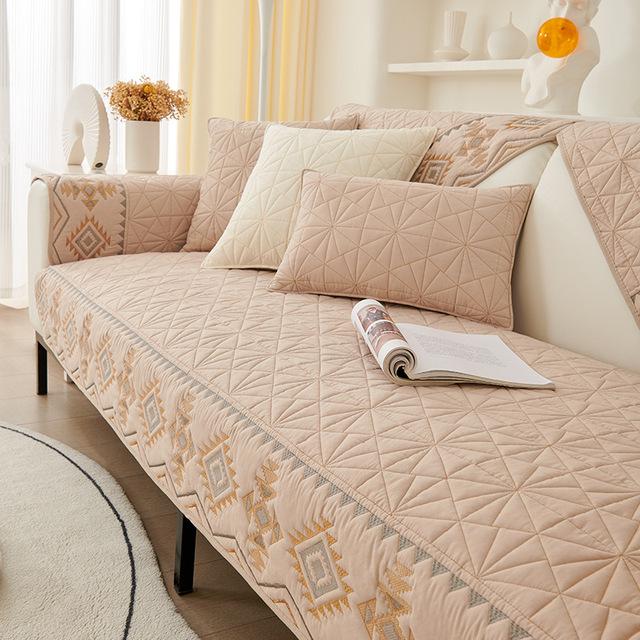 Bohemia Style Sofa Cover For Living Room Non -Slip Cotton Sofa Cushion Towel Universal For All Seasons Couch Towel Home Decor