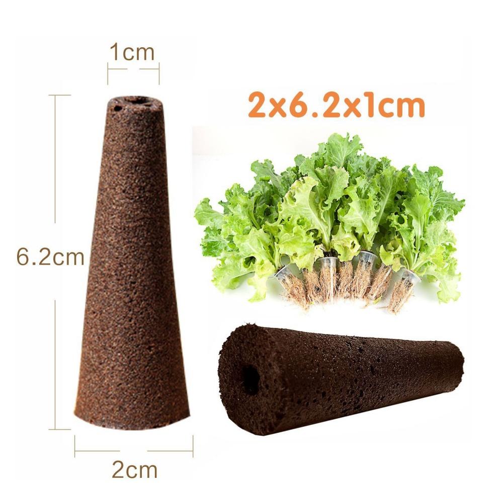 50Pcs Hydroponics Grow Sponges Rooting Sponges Seed Pods Starter Plugs