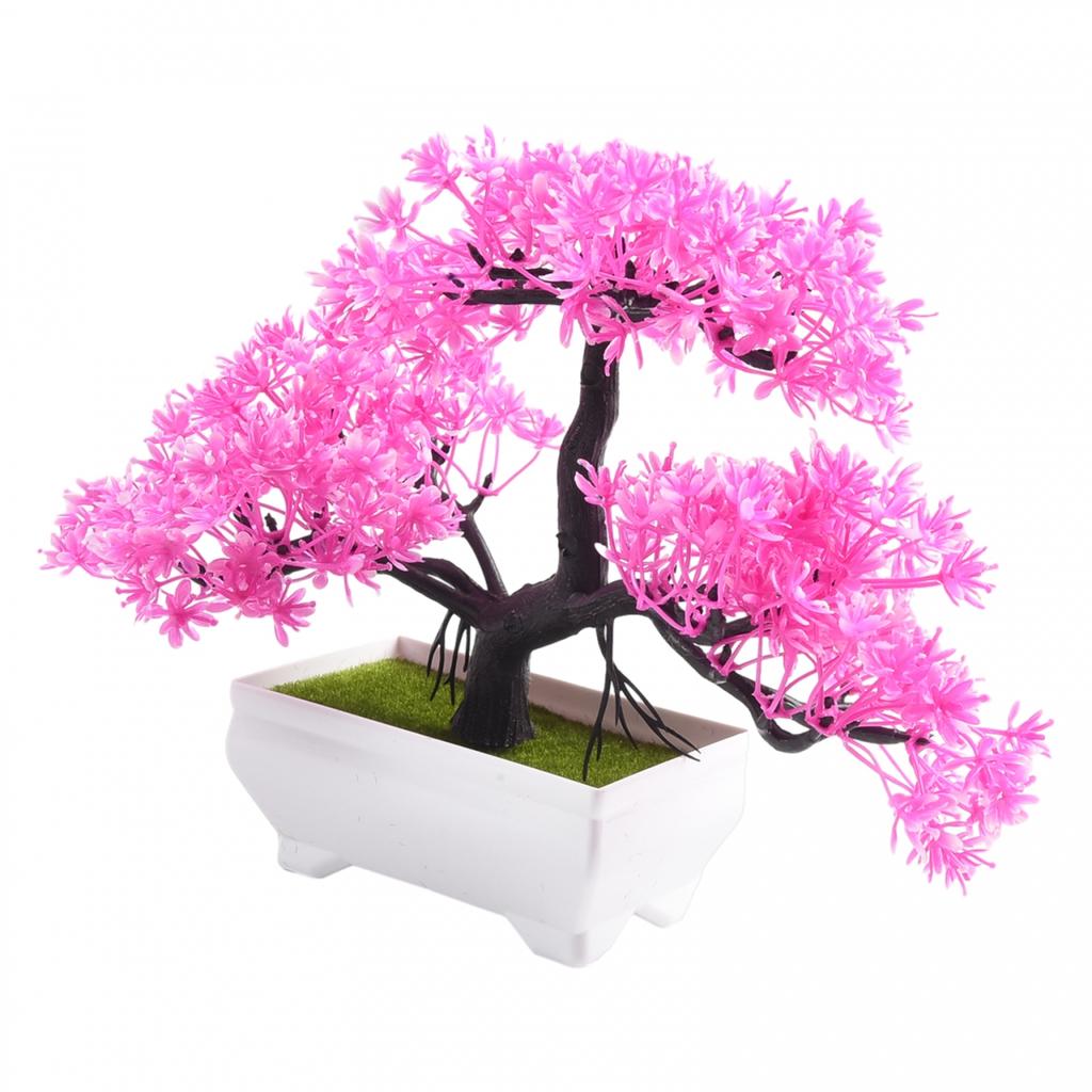 Vibrant Guest Greeting Pine Artificial Potted Plant for Home Office Décor