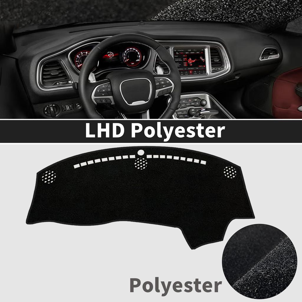 Car Dashboard Mat for Dodge Challenger 2015- Sunshade Dashmat Protective Carpet Dash Mat