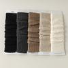 5/10 Pairs Casual Autumn Winter Calf Length Sock Covers Vertical Stripe Knitted Leg Warmers Warm JK Style Knee High Boots Layered Boot Covers Socks