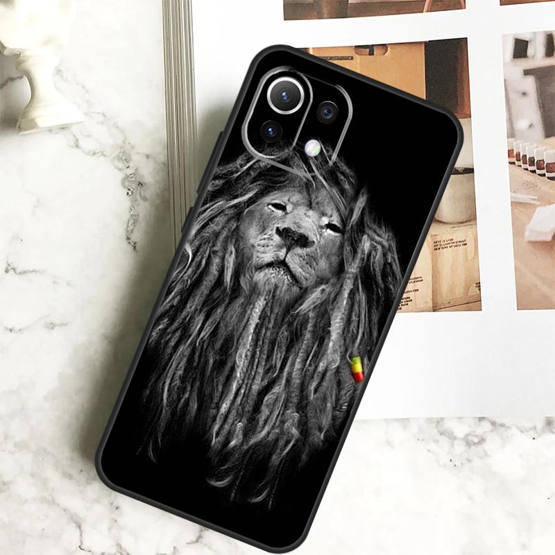 Rasta Lion Reggae Bob Marleys Case For Xiaomi 13 14 Pro Ultra 12 13 Lite 11T 12T 13T POCO F5 M6 X3 X5 X6 Pro F3 M5s Cover