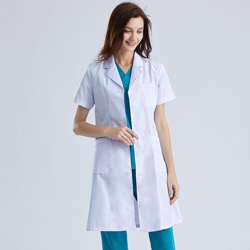 

Doctor s Thick White Lab Coat for Hospital and Pharmacy - Spring/Autumn Wear Extra Large