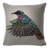New Pillow Linen Wild Nature Animal Car Lumbar Pillow Pillow Case Office Lumbar Pillow Home Pillow