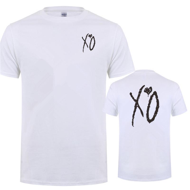 XO The Weeknd Pánské tričko s krátkým rukávem XO Letní pánské topy Tričko LH-336