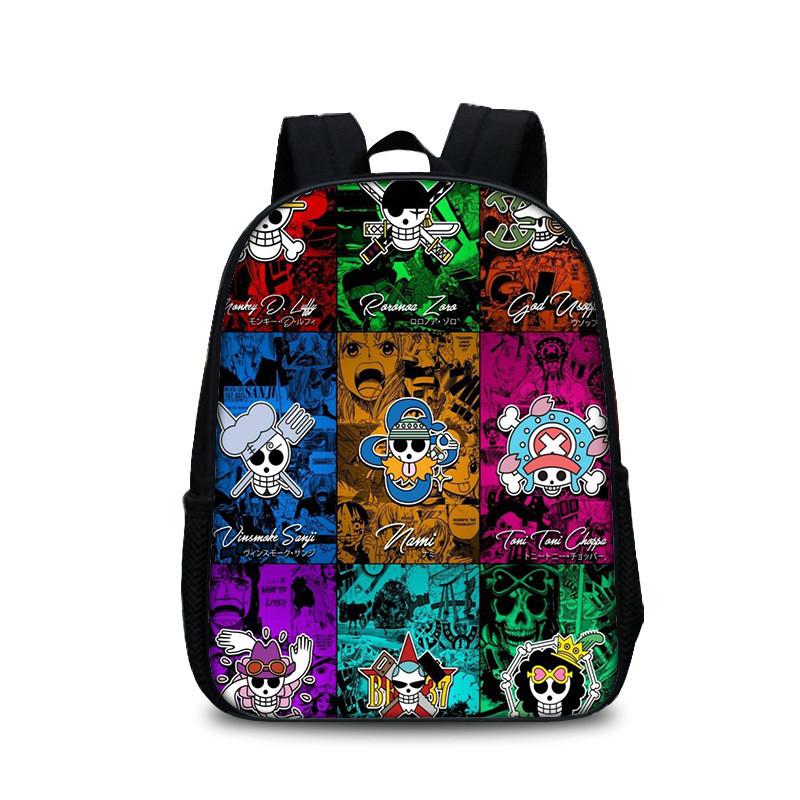 One Piece Backpack For Kids With Nylon Material And Adjustable Straps For School And Daily Use