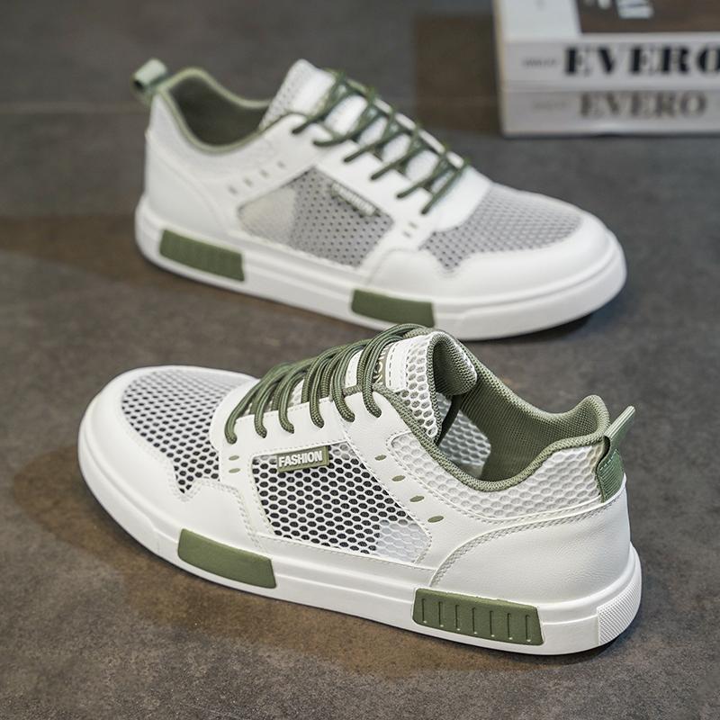 

YRZL Men s Sports Shoes Summer Casual Mesh Shoes Lightweight Breathable Non Slip Sneakers Shoes Fashion Men Walking Shoes 44