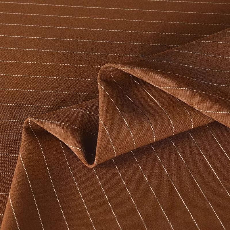 100/300/500cm Vertical Stripe Fabric Wrinkle Resistant Drapable Professional Suits Pant Dresses Office Apparel Textile Fabric