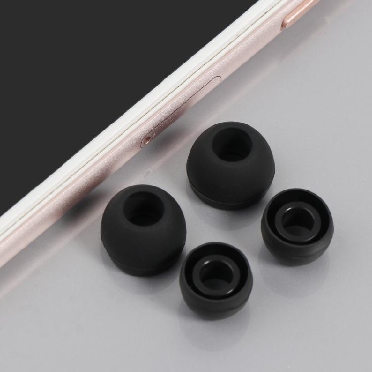12Pcs Soft Silicon Eartips with 4.5mm Connectors Hole, Fit Most in-Ear Earbud
