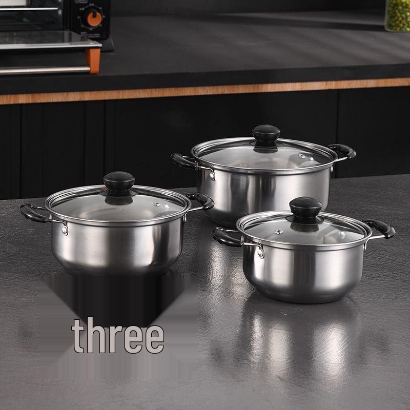 Wutuo 6-Piece Stainless Steel Cookware Set