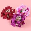 Fashion Artificial Flower Hair Claws Clips Bridal Hair Clips Tropical Beach Wedding Flower Women Holiday Hair Claws Accessory