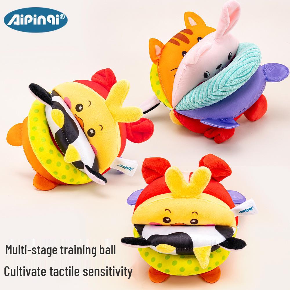Мягкий мячик для хватания и тренировки младенцев для раннего развития