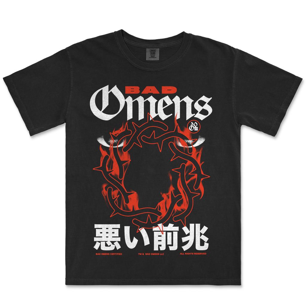American Heavy Metal Band Bad Omens Graphic T-shirt Men Women Oversized Cotton Streetwear Short Sleeve Soft Female Male Clothing