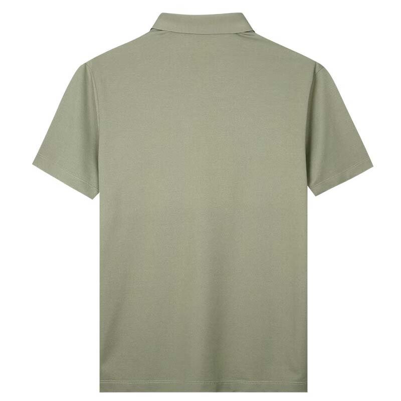 TRIES Men's Lightweight Breathable Short-Sleeve Polo Shirt