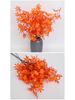 Artificial Red Maple Leaf Branch for Decoration and Landscaping