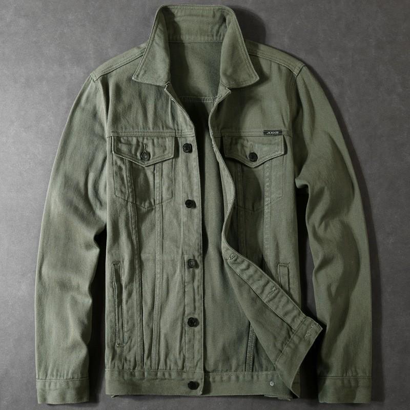 

Men s Cross-Season Japanese Style Embroidered Ripped Denim Jacket, Couple Trendy Plus Size Outerwear 4XL
