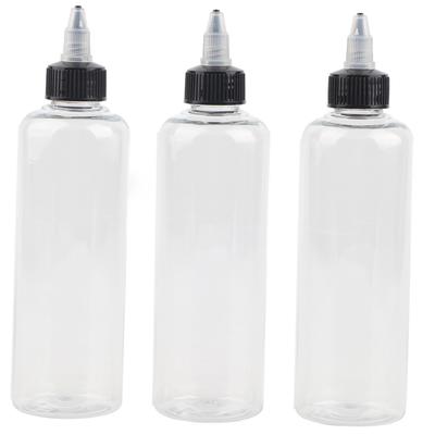 3ks 250ml prázdné plastové lahvičky Lahvička na tetovací pigment Zásobník na zelené mýdlo