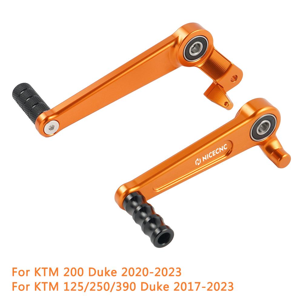 Motorcycle Gear Shifter Brake Levers for KTM 390 Duke 125 Duke 250 Duke 2017 2018 2019 2020 2021 2022 2023 Orange Black
