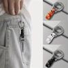 Leather Keychain Waist Belt Buckle Carabiner Car Key Holder Small Key Rings for Gift Outdoor Tool