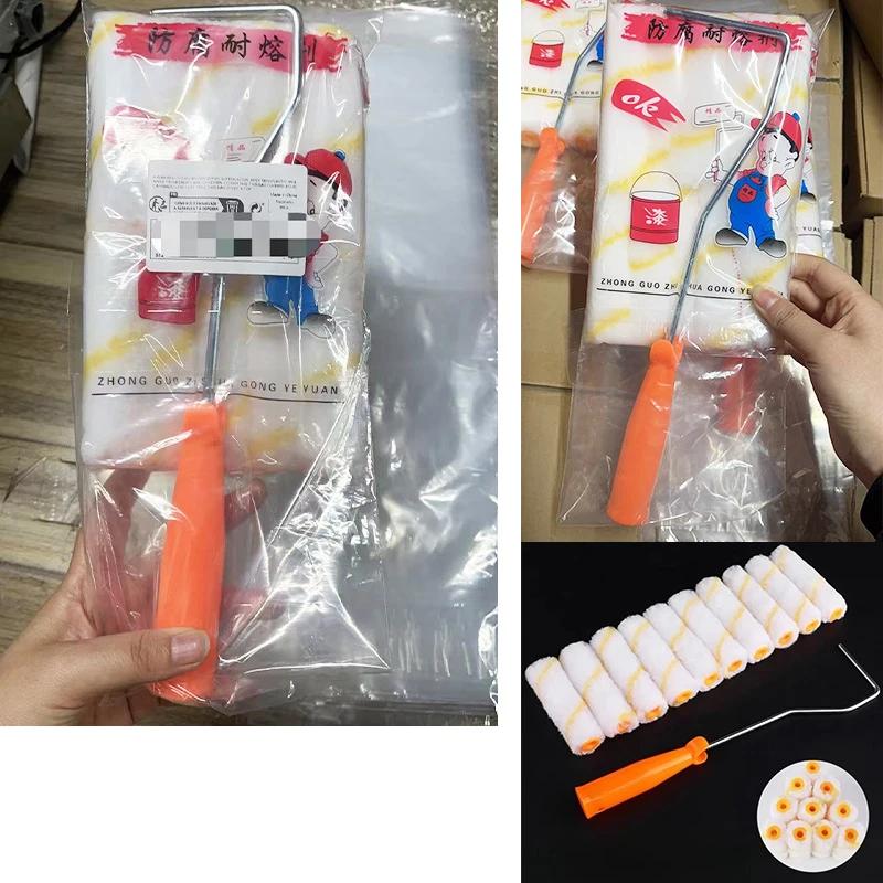 Paint Roller Kit Thumb Roller Core Small Corner Latex Paint Roller Core Roller Bracket Polyester Paint Roller for Wall Tool New